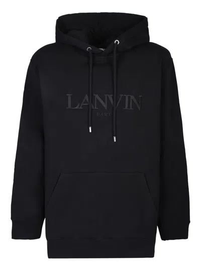 Lanvin Paris Black Hoodie