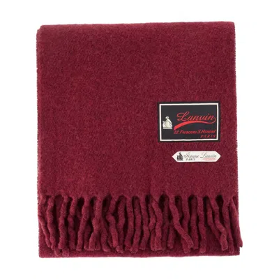 Lanvin Paris Scarf In Burgundy