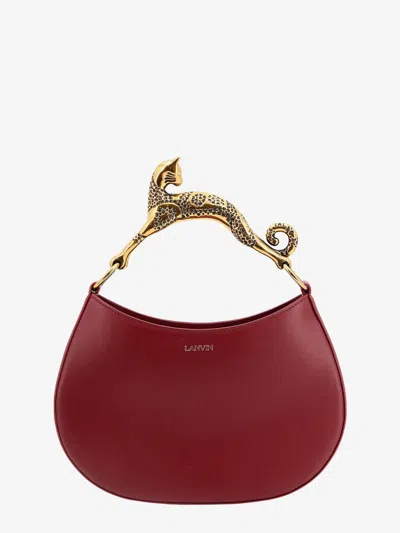 Lanvin Paris Woman Hobo Gatto Woman Red Shoulder Bags