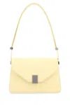 Lanvin Pastel Yellow Leather Concerto Shoulder Bag