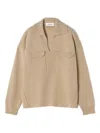 Lanvin Patch-pocket Sweater In Brown
