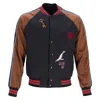 Lanvin Patched Varsity Jacket In Multicolor Wool In Multi
