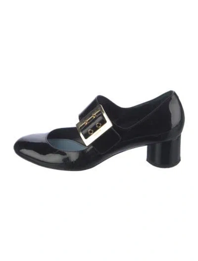 Pre-owned Lanvin Patent Leather Pumps In Black