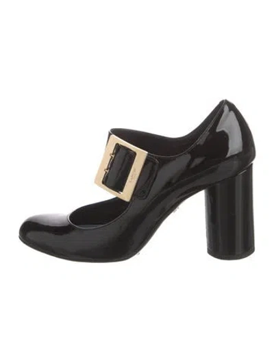 Pre-owned Lanvin Patent Leather Pumps In Black