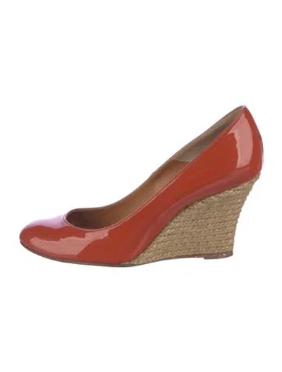 Pre-owned Lanvin Patent Leather Pumps In Pink