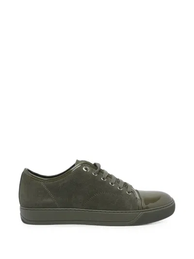 Lanvin Round-toe Low-top Trainers In Green
