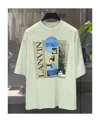 Lanvin Pattern Printed T-shirt In Green
