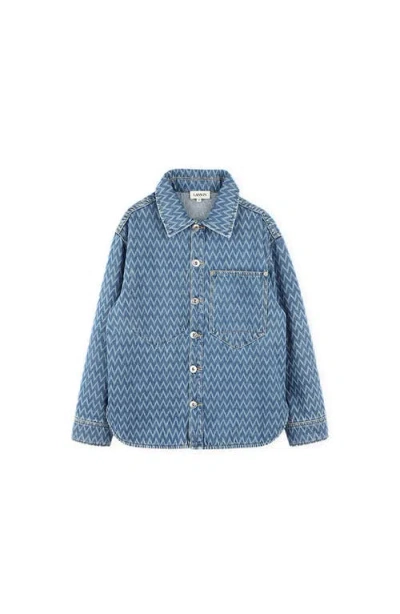 Lanvin Kids'  Patterned Denim Shirt