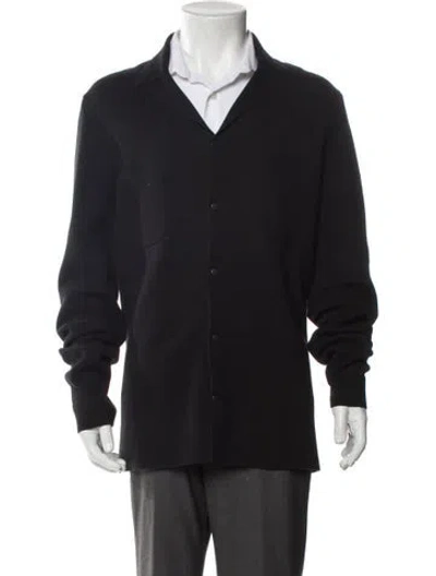 Pre-owned Lanvin Peacoat In Gray