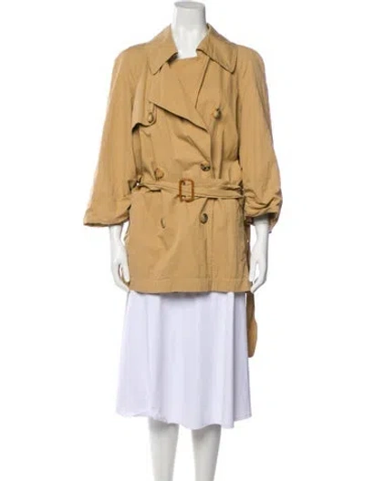 Pre-owned Lanvin Peacoat In Neutral