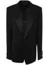 Lanvin Men's Peak Collar Tuxedo Jacket In Black