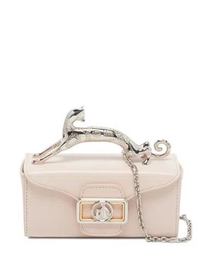 Pre-owned Lanvin Pencil Cat Crossbody Bag In Pink