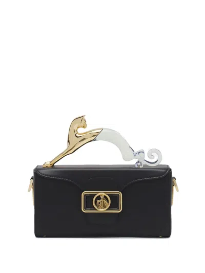 Lanvin Pencil Cat Mini Bag In Black