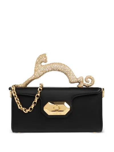 Lanvin Pencil Cat Nano Bag In Black