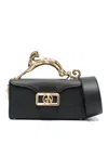 Lanvin Sculptured Jewelry Top Handle Shoulder Bag In Black