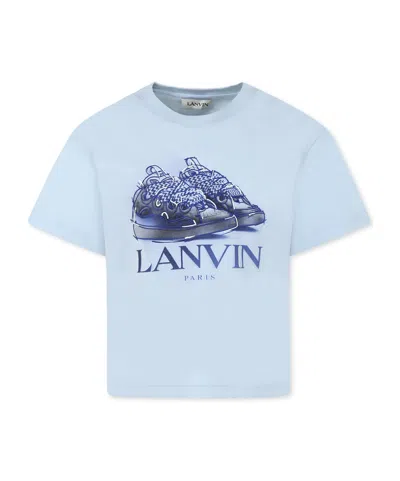 Lanvin Petite Short-sleeved T-shirt In Blue