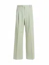 Lanvin Wide Leg Pants In Green