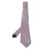 Lanvin Pink Dot Pattern Print Silk Satin Tie In Pink
