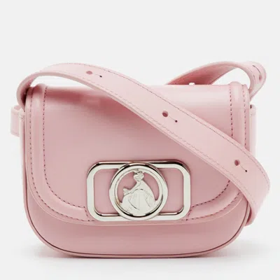 Pre-owned Lanvin Pink Leather Mini Crossbody Bag