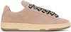 Lanvin Lite Curb Low Top Sneakers Shoes In 51 Pale Pnk