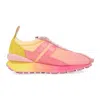 Lanvin Pink/yellow Bumpr Sneakers In Pink