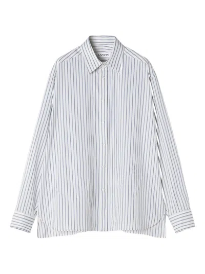 Lanvin Long Sleeve Shirt In White
