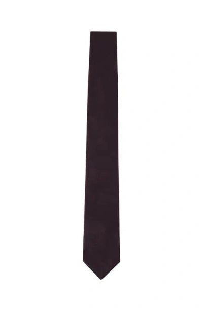 LANVIN LANVIN PLAIN SILK PIQUE TIE