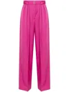 Lanvin Pleat-detail Trousers In Pink