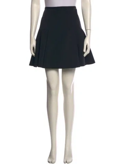 Pre-owned Lanvin Pleated Accents Mini Skirt