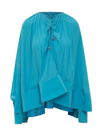 Lanvin Pleated Blouse