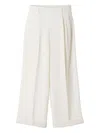 Lanvin Pleated-details Trousers In White