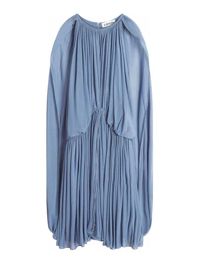 Lanvin Vestido Midi - Azul Claro