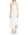 Lanvin Pleated Dress With Straps In Off White
