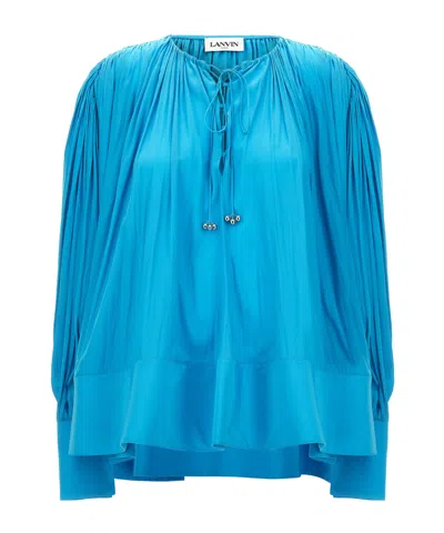 LANVIN LANVIN PLEATED DROP-SHOULDER KAFTAN