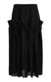 Lanvin Pleated Midi Skirt