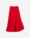 Lanvin Jupe Midi Plissée Pour Femme In Flame