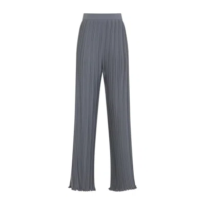 Lanvin Dark Grey Relaxed Pleated Pants In Gray
