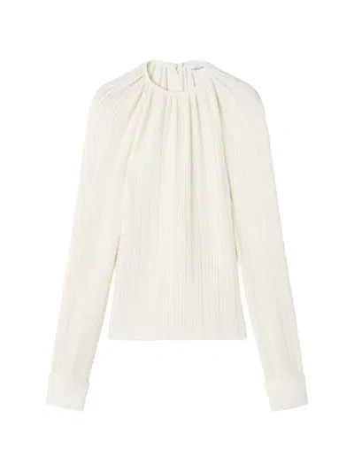 Lanvin Oberteil Mit Plissee-effekt In Multi