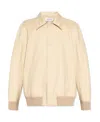 Lanvin Buttoned Jacket In Nude