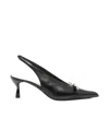Lanvin 60mm Leather Pumps In Black