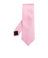 Lanvin Jacquard Pattern Tie In Pink