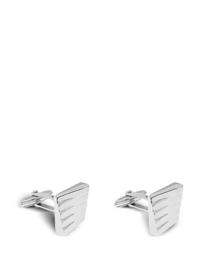Lanvin Polish-finish Cufflinks In Silver