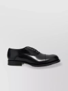 LANVIN POLISHED GLOSSY TOE CAP OXFORD SHOES