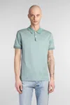 Lanvin Polo In Green Cotton In Green