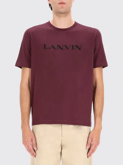 Lanvin T-shirt  Men Color Violet In Purple