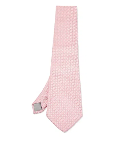 Pre-owned Lanvin  Jacquard Silk Tie