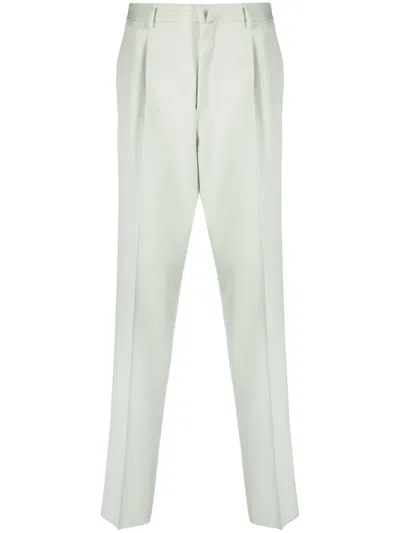 Lanvin Green Pleated Trousers