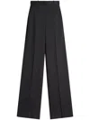 Lanvin Pressed-crease Trousers In 黑色
