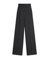 Lanvin Wide-leg Tailored Trousers In Black