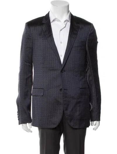 Pre-owned Lanvin Printed Blazer In Black